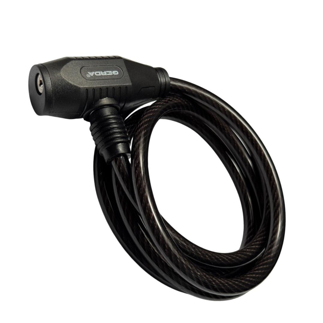 Cadeado de cabo GERDA Flex 1500/8A 150 cm, cabo 8 mm, preto 3/7