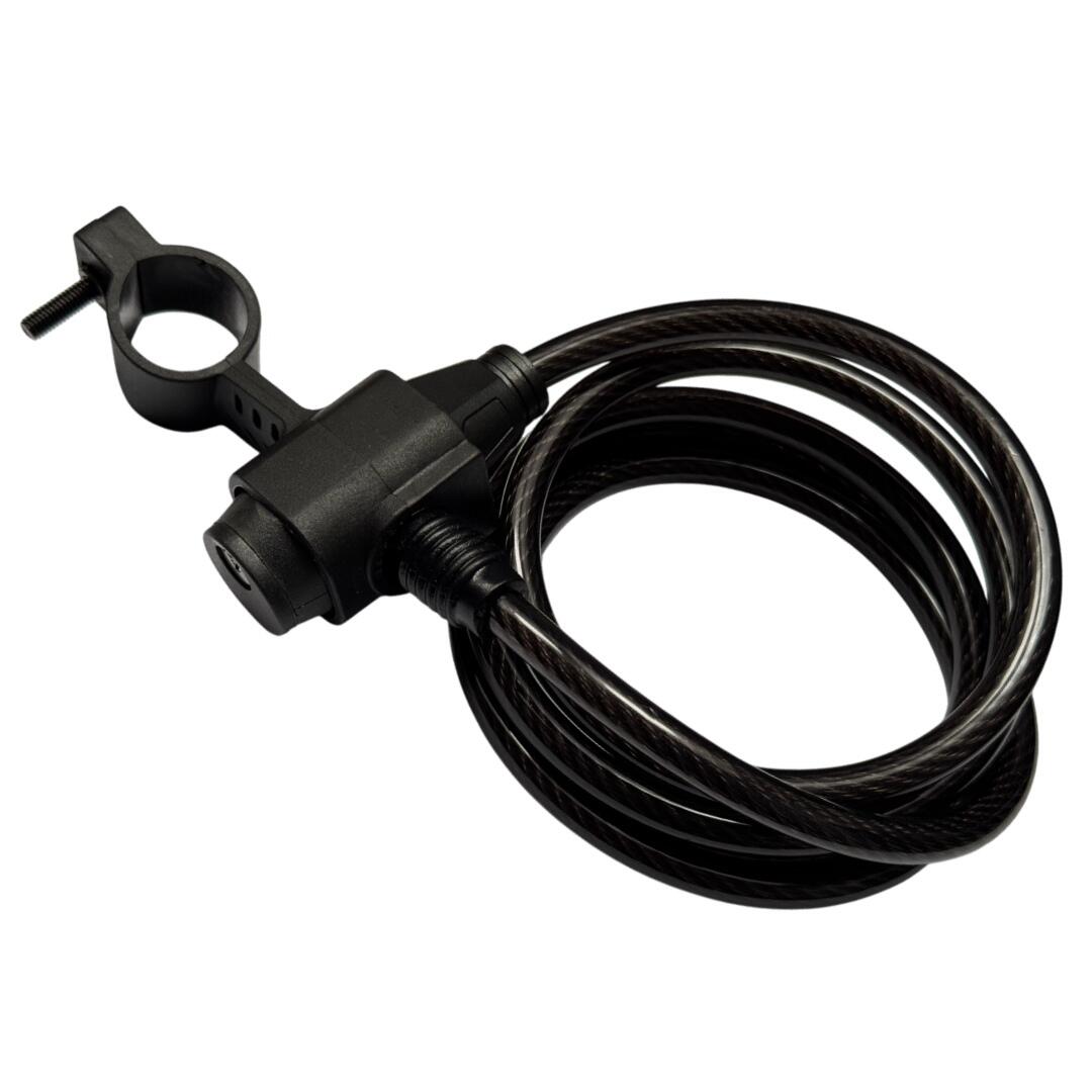 Cadeado de cabo GERDA Flex 1500/8A 150 cm, cabo 8 mm, preto 4/7