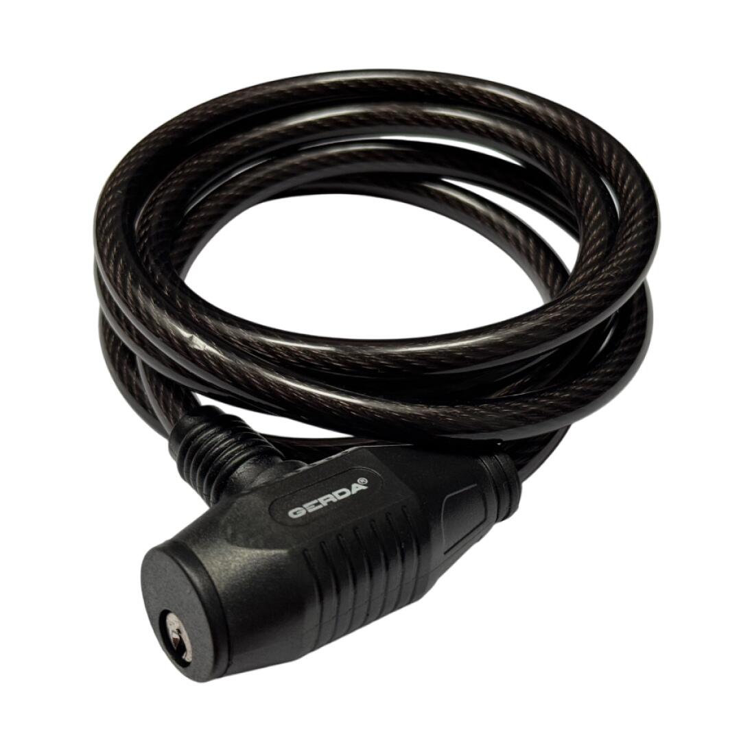 Cadeado de cabo GERDA Flex 1500/8A 150 cm, cabo 8 mm, preto 2/7