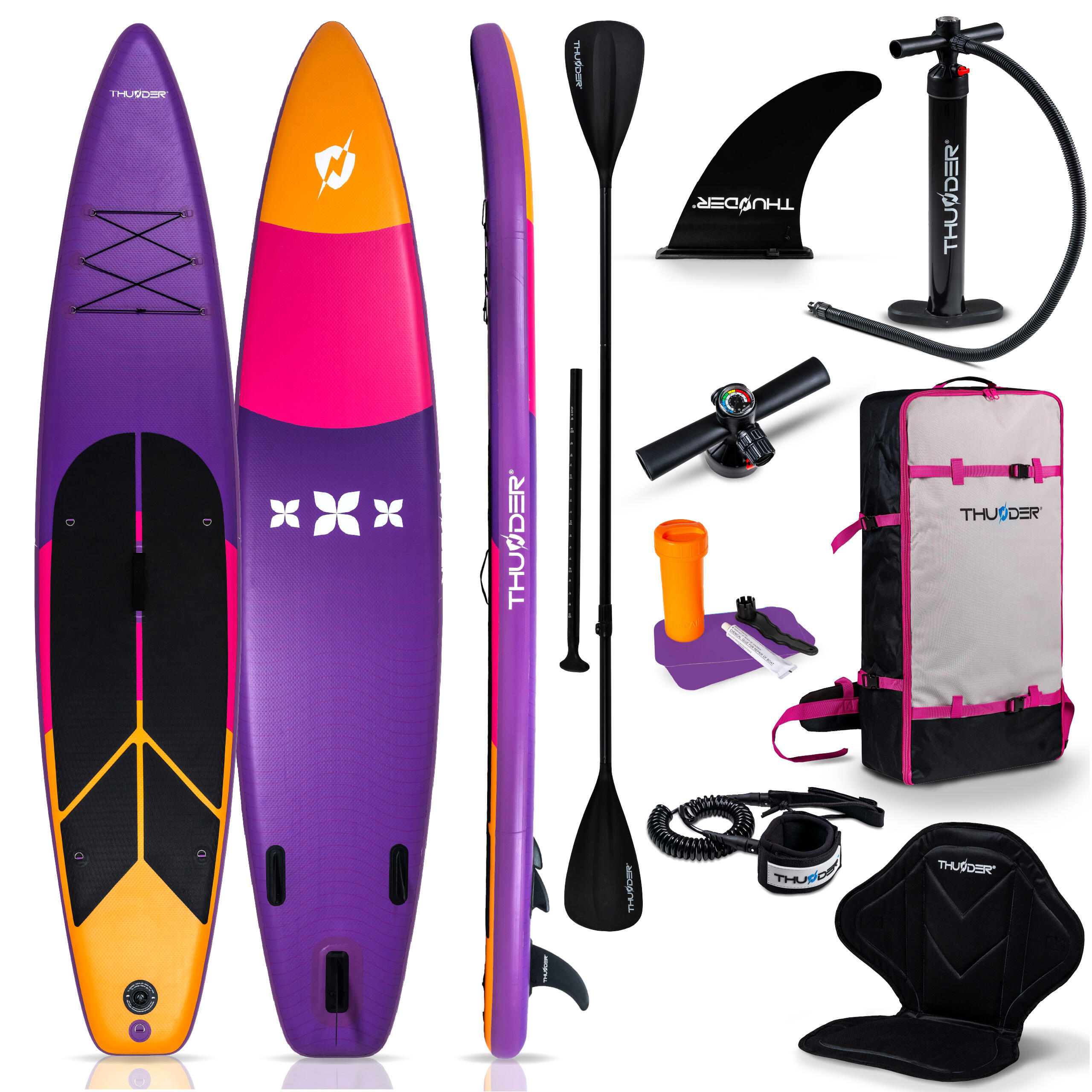 THUNDER Tabla de SUP inflable con accesorios SHARPE 365cm
