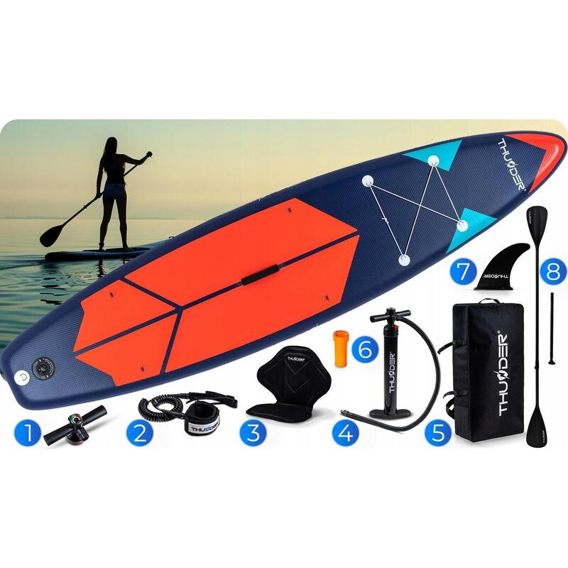 Nafukovací SUP prkna doplňky THUNDER STRIPES 320 cm
