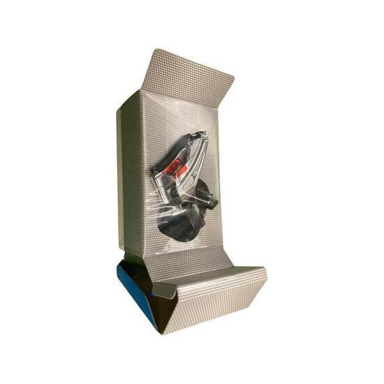 Shimano Deore FD-M6025 Deragliatore Anteriore 2x10 Argento/Nero.