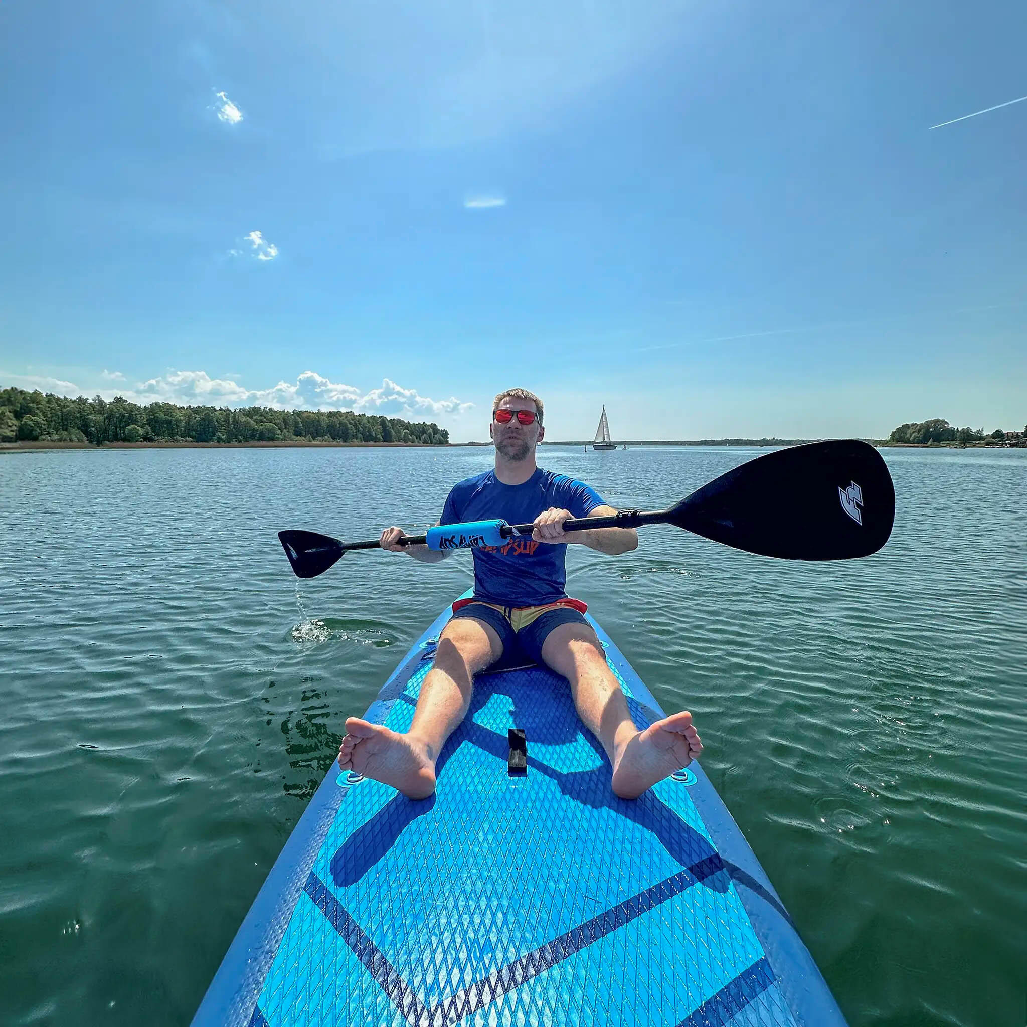 Deska pompowana SUP F2 Axxis 12'2" Navy Blue Combo + Pompka Elektryczna 4/7