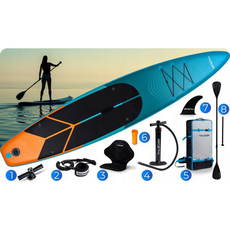 Deska SUP pompowana akcesoria THUNDER STORME 365cm