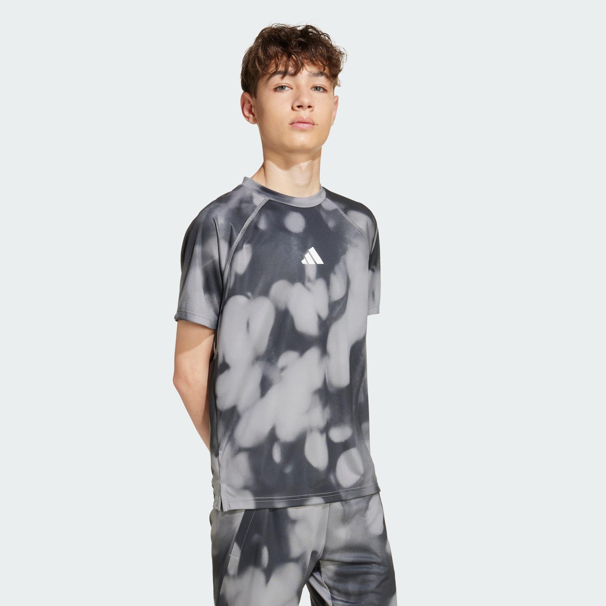 ADIDAS T-shirt da allenamento con grafica all-over