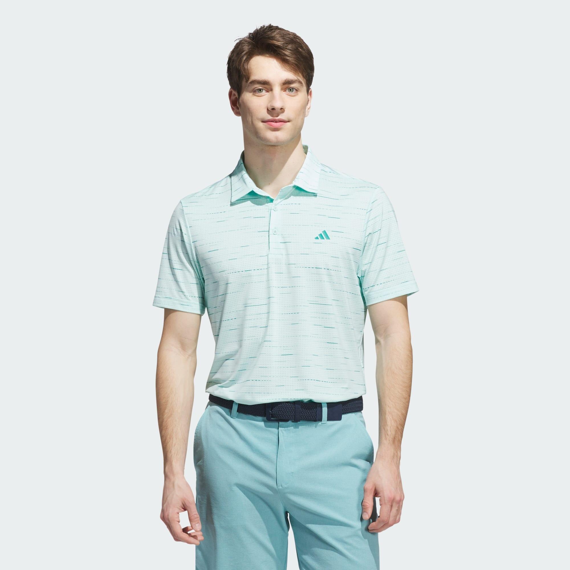 ADIDAS Ultimate365 Mesh Glimmer Print Poloshirt