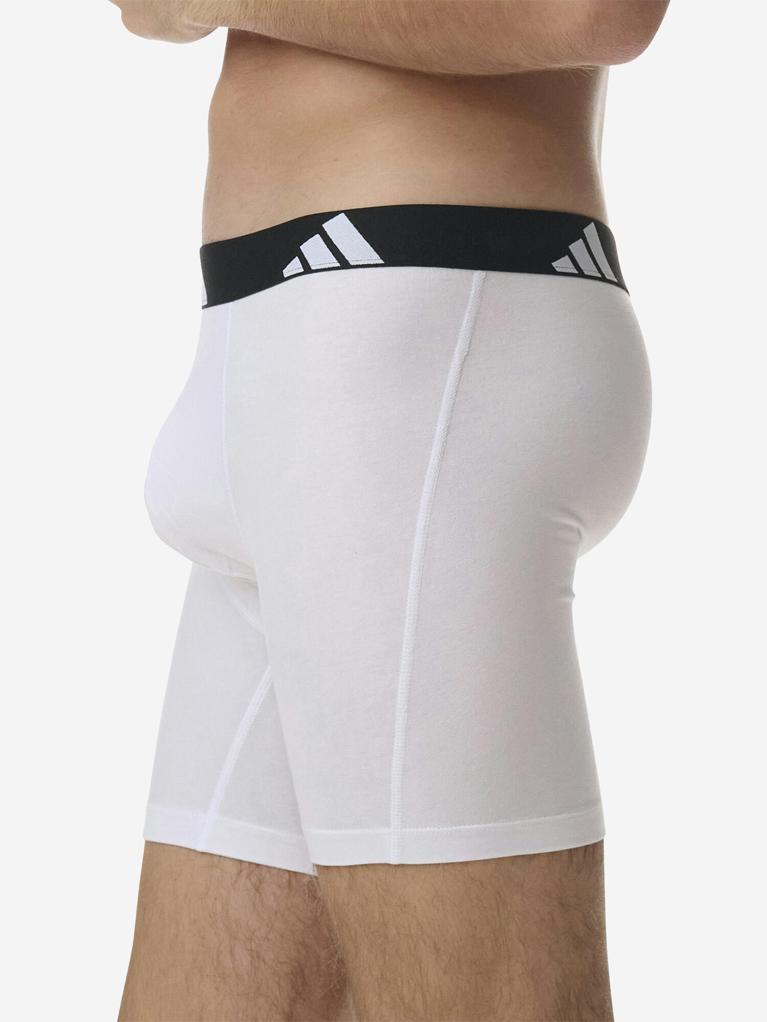 Adidas Basic Boxer Brief Men Herren Unterhose Shorts Unterwäsche 3er Pack 4/5