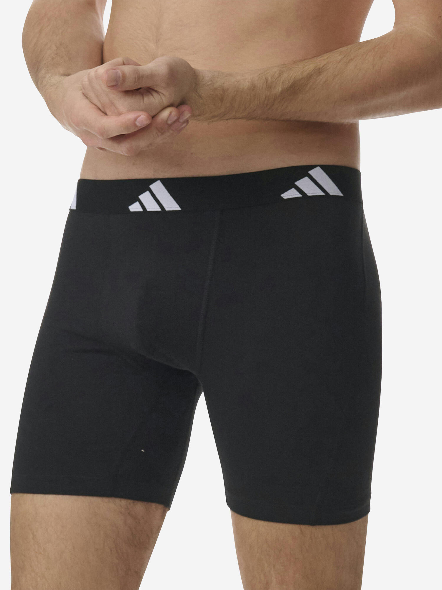 Boxer klassische Boxershorts Herren - Active Flex Cotton schwarz 4/5