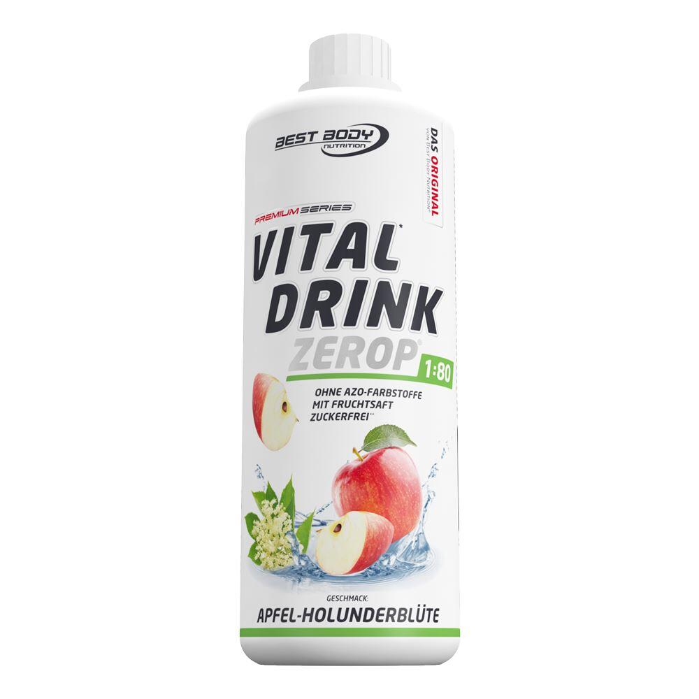BEST BODY NUTRITION Best Body Nutrition Vital Drink Zerop (1000ml) Apple Elderflower