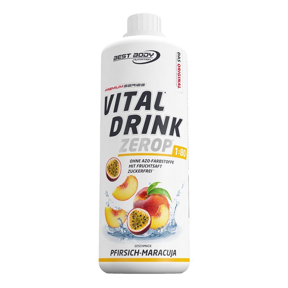 BEST BODY NUTRITION Best Body Nutrition Vital Drink Zerop (1000ml) Peach-Passionfruit