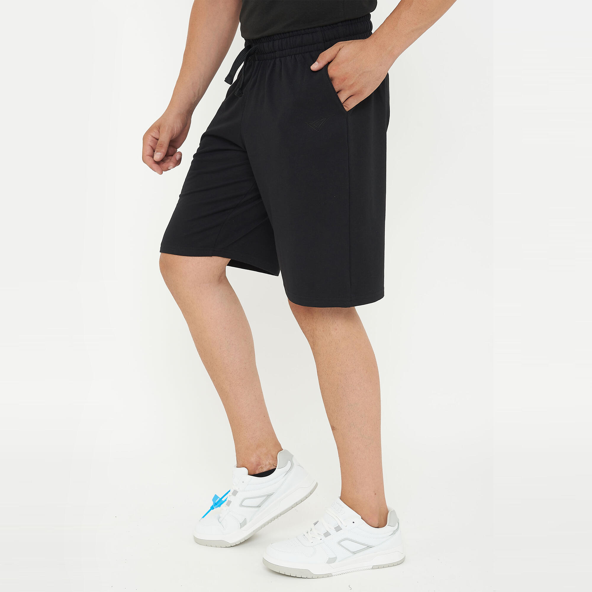 short ginnastia f 9 uomo nero 3/6