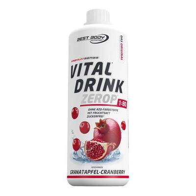 Best body nutrition vital drink zerop (1000ml) pomegranate cranberry - intra