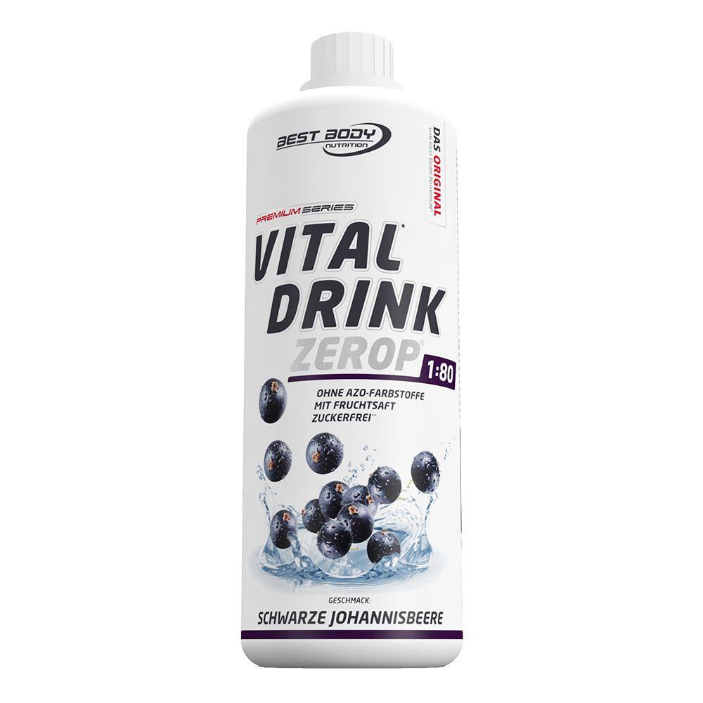 BEST BODY NUTRITION Best Body Nutrition Vital Drink Zerop (1000ml) Black Currant
