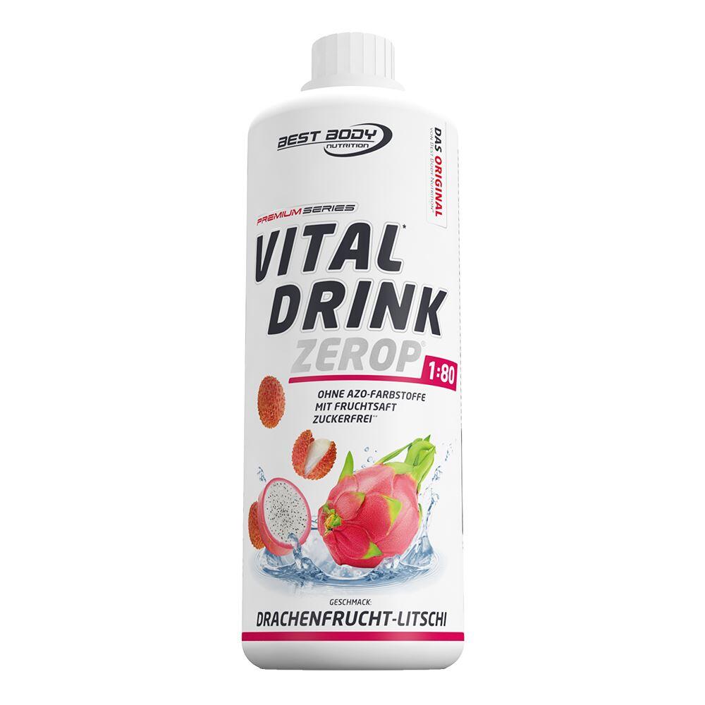 BEST BODY NUTRITION Best Body Nutrition Vital Drink Zerop (1000ml) Dragon Fruit Lychee