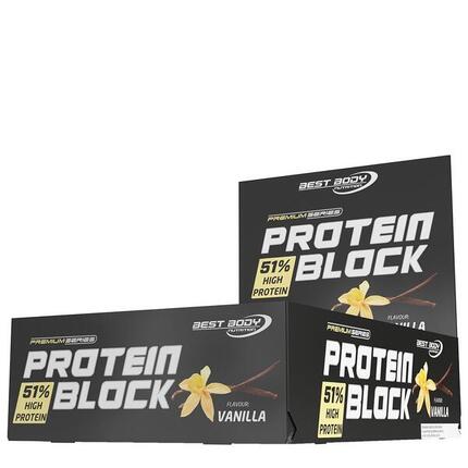 Best Body Nutrition BBN Hardcore Protein Block (15x90g) Vanilla - Barres