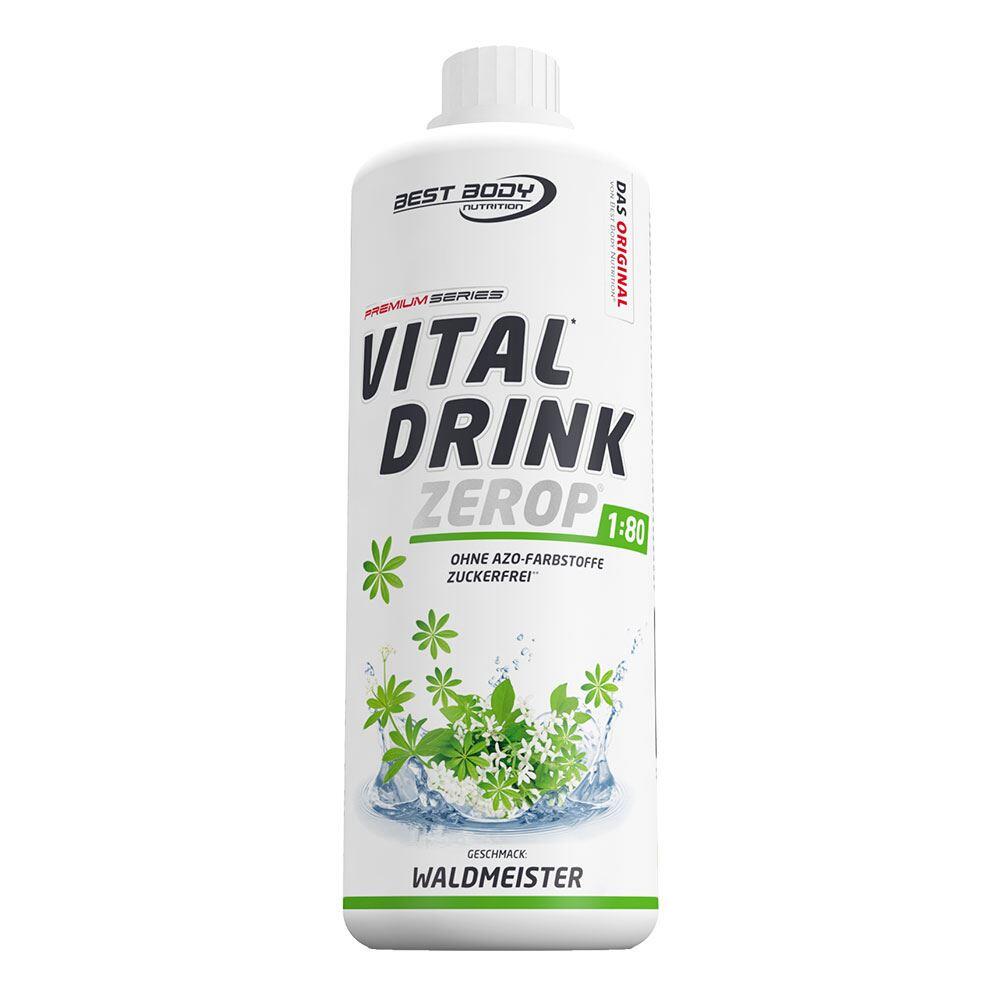 Best Body Nutrition - Vital Drink Zerop - Waldmeister - 1000 Ml Flasche - Préparation Énergétique Poudre - Decathlon