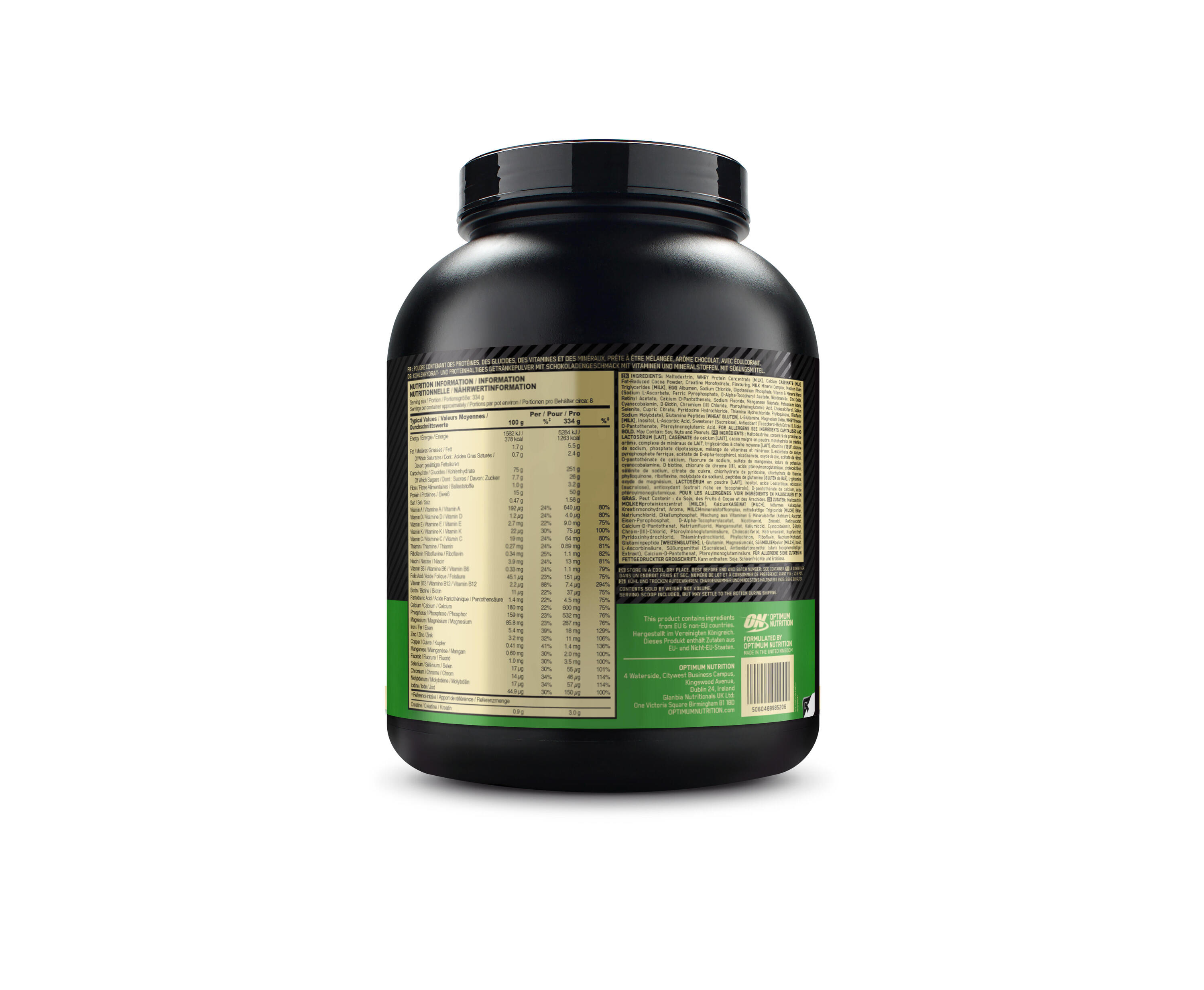Serious Mass - 2,72 Kg Chocolat de Optimum Nutrition 3/6