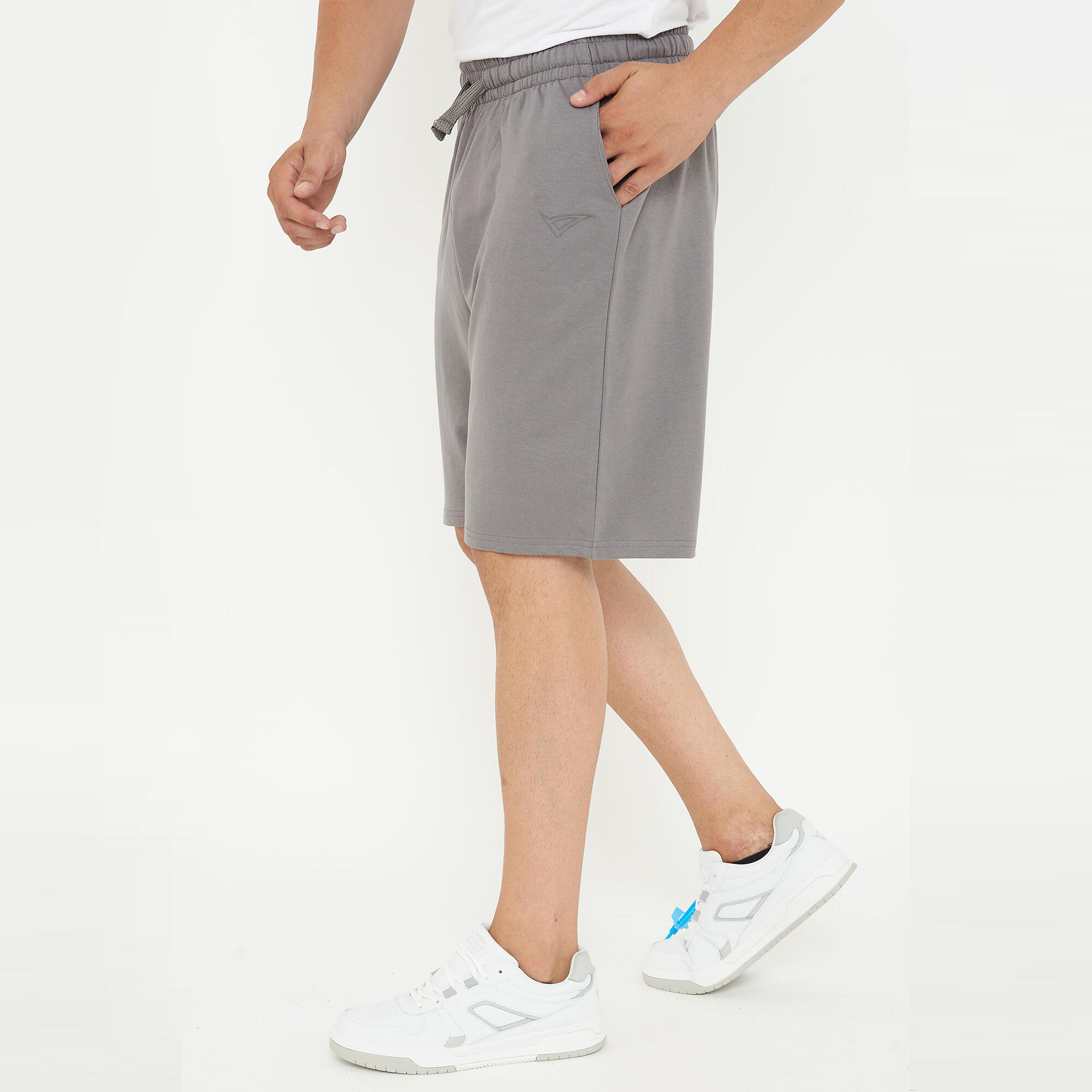 short gymnastik f 9 mann hellgrau 3/6