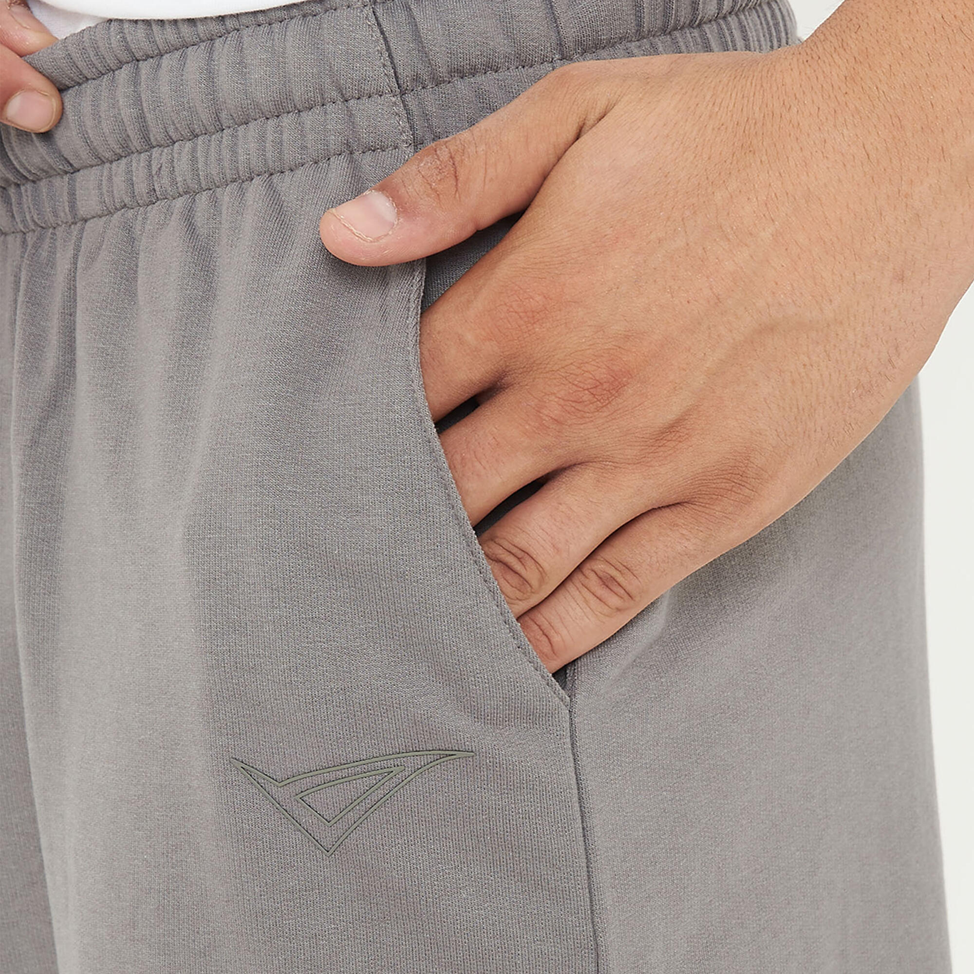 short gymnastik f 9 mann hellgrau 4/6
