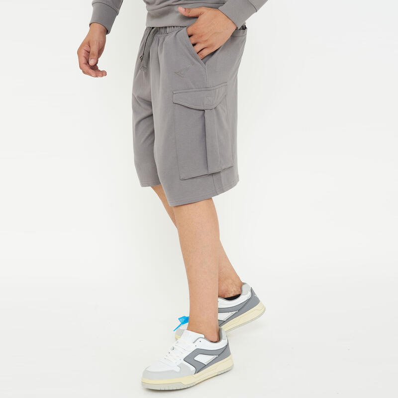 Barbati Pantaloni Scurti Sportivi CARGO F9 Gri