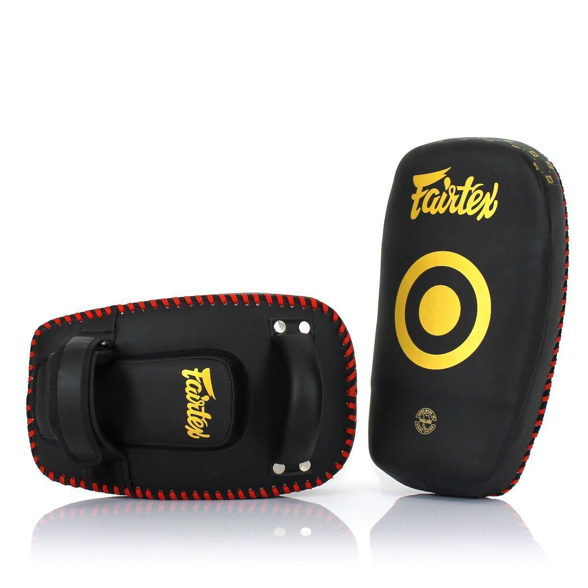 Tarcze Pao do Muay Thai Fairtex KPLC6 Czarno-Złote Small 4/4