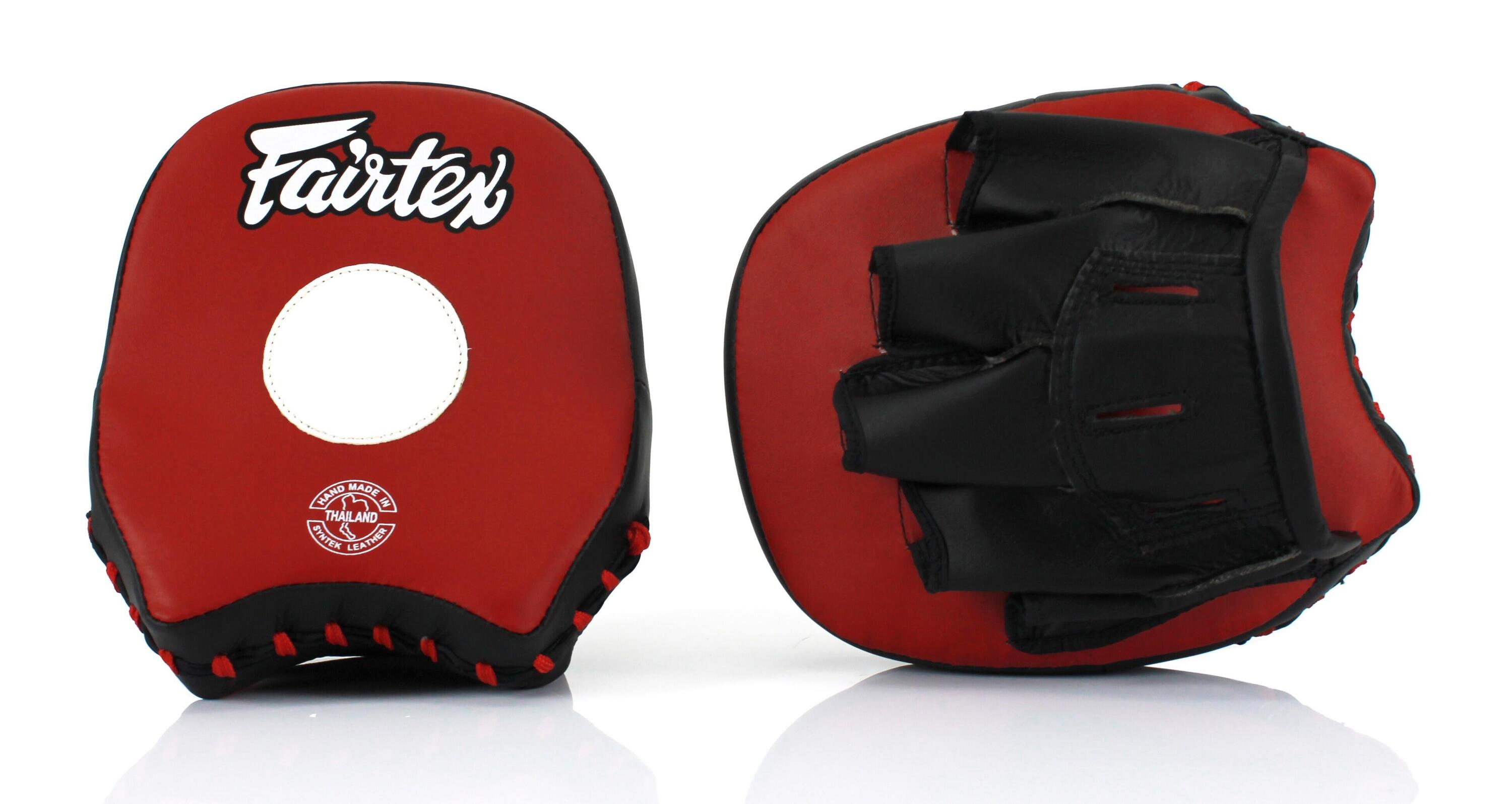 Tarcze Bokserskie Fairtex FMV14 Czarne/Czerwone 3/7