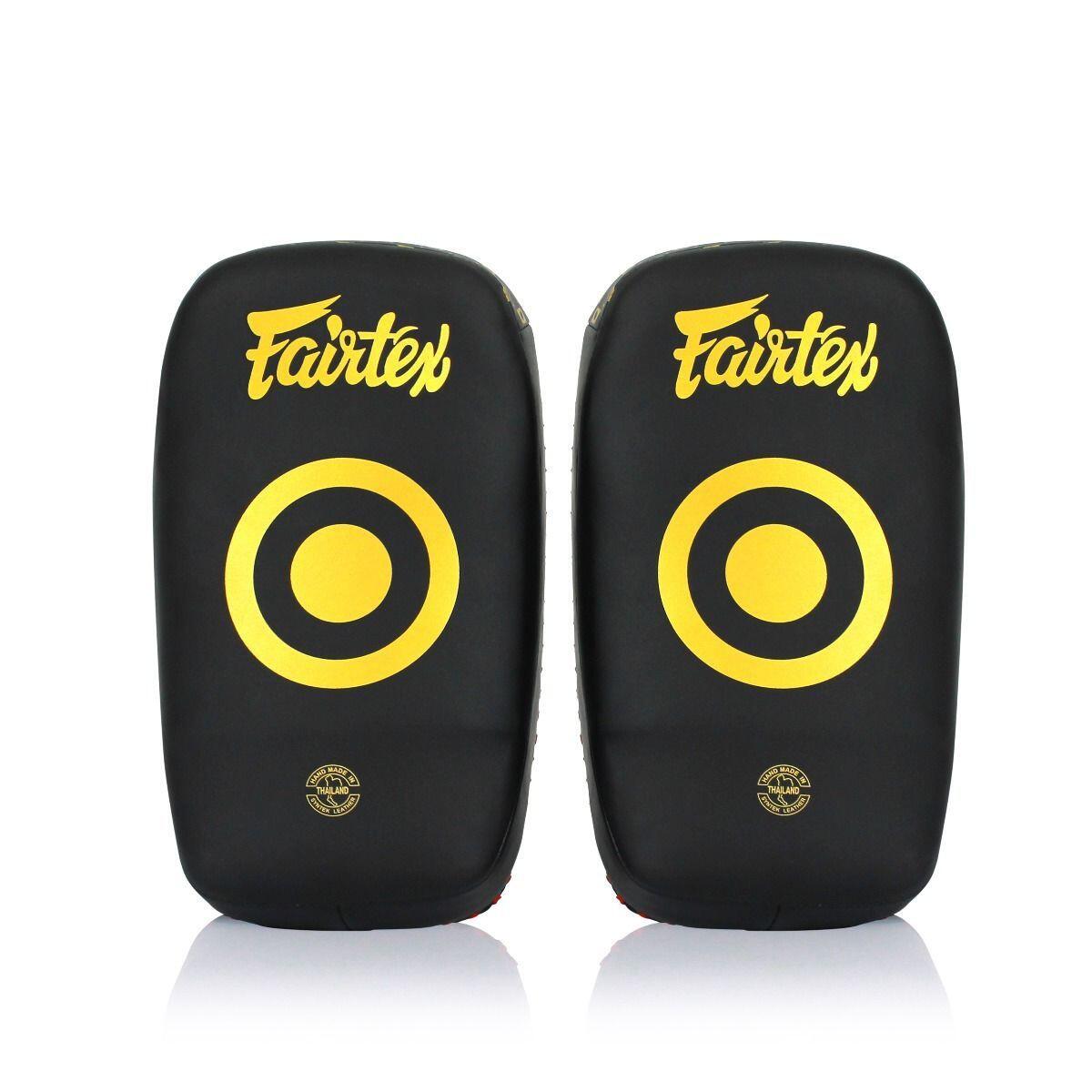 Tarcze Pao do Muay Thai Fairtex KPLC6 Czarno-Złote Small 3/4