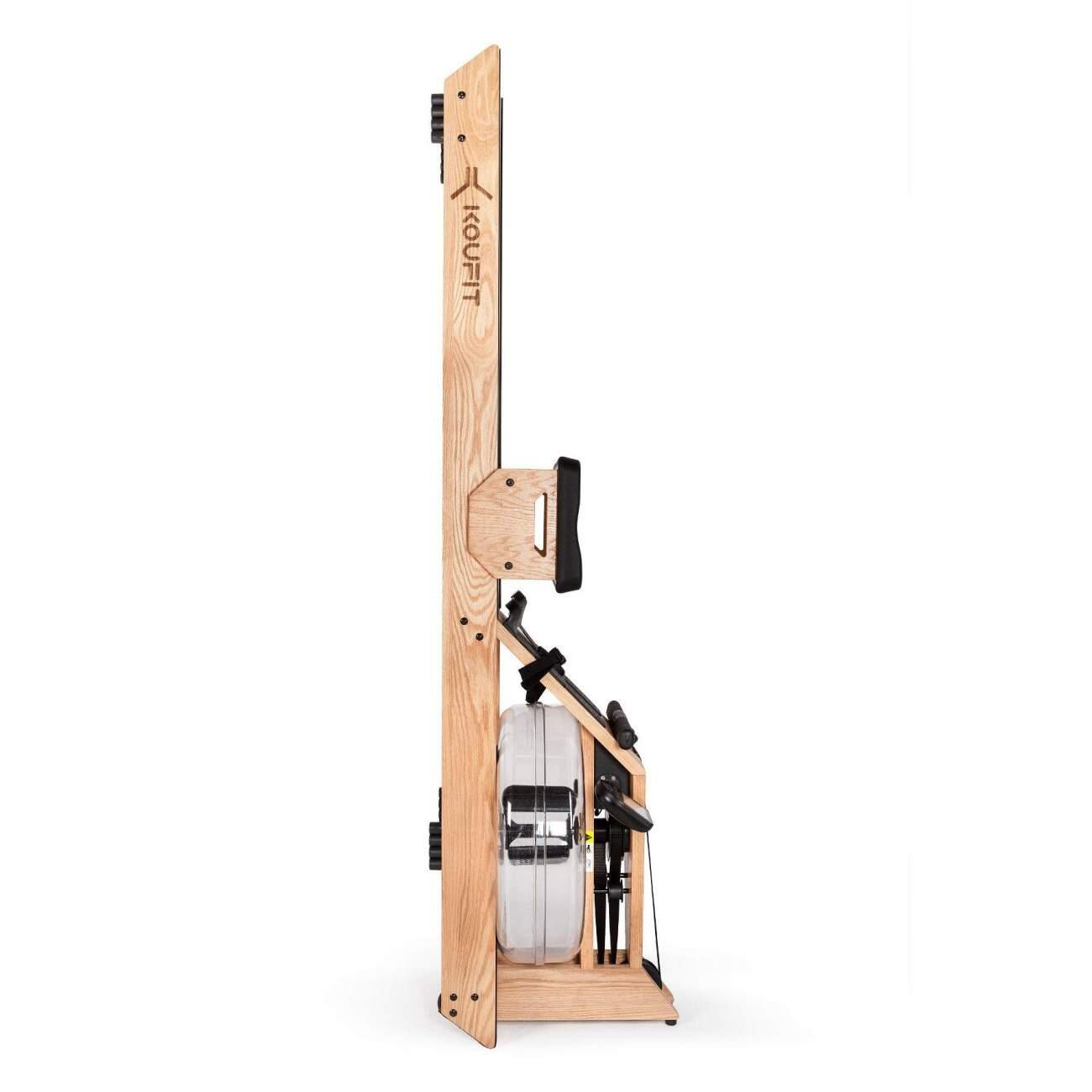 Máquina de Remo de agua Kou Fit Hydro Rower (Madera de roble Natural) 4/5