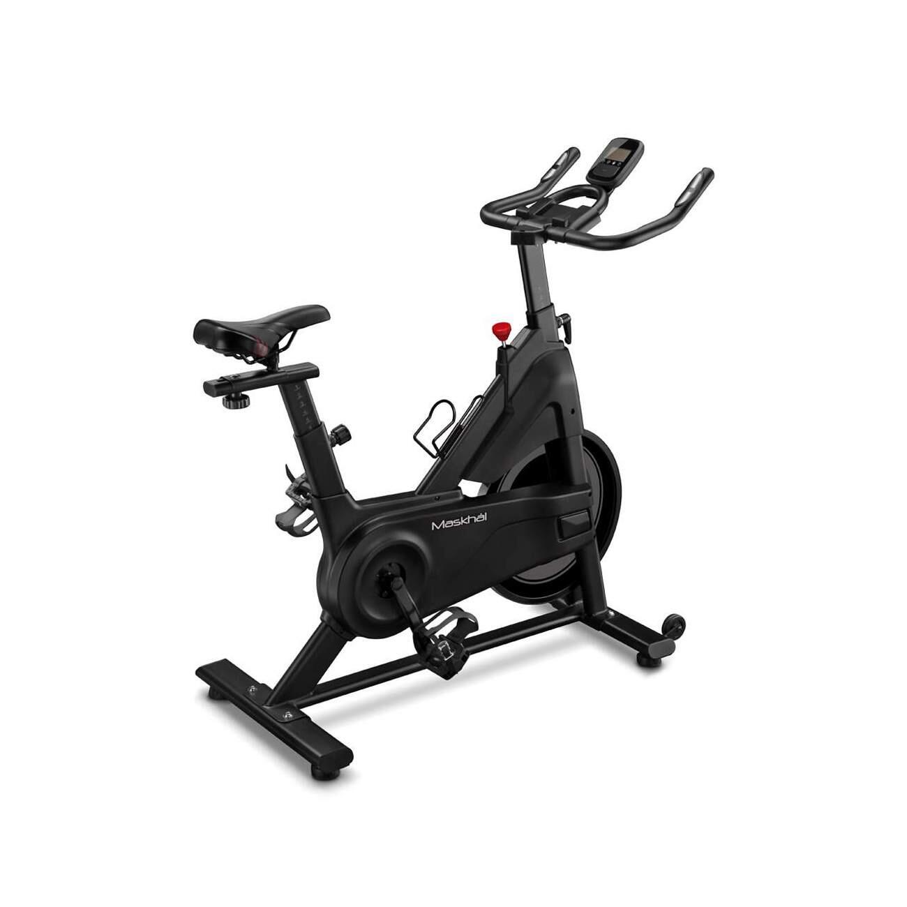 Bicicleta Ciclismo Indoor Maskhal Black Lite - Volante 6kg Pantalla LCD 3/5