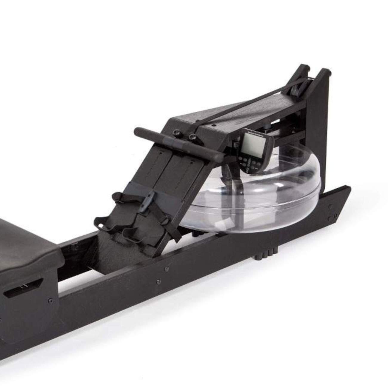 Máquina de Remo de Agua Koufit Hydro Rower - Madera de Roble Negro Pantalla LCD 3/4