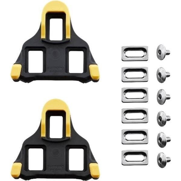 Clips para pedais spd-sl sh11 ciclismo amarelo shimano