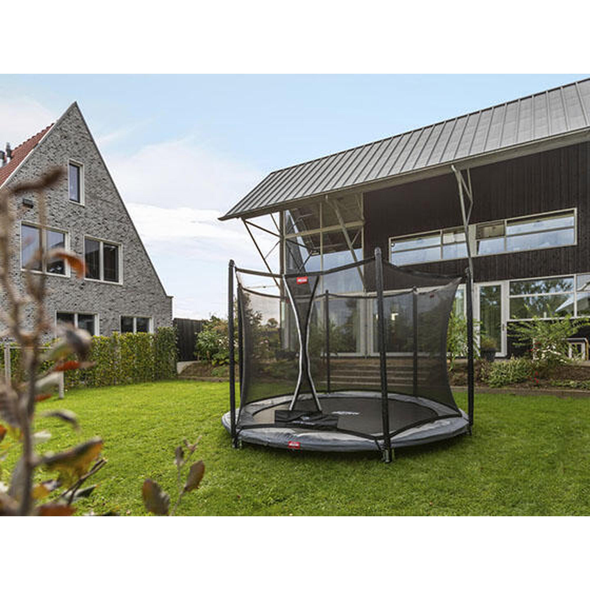 Trampoline+Filet de sécurité BERG Favorit InGround Ronde 330 Anthracite
