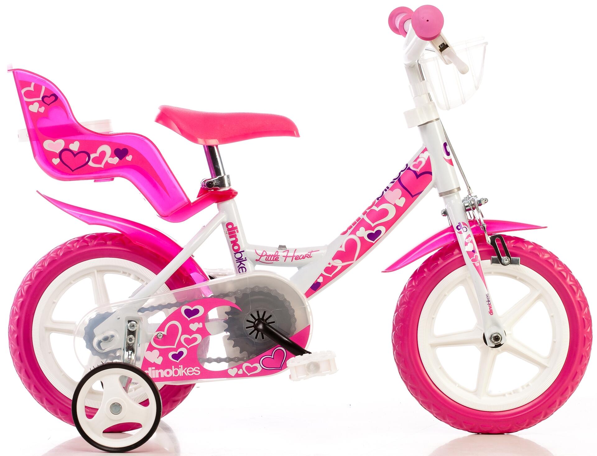 Bicicleta pentru copii Little Hearth DB-124RLN-05LH Dino Bikes, 12 inch