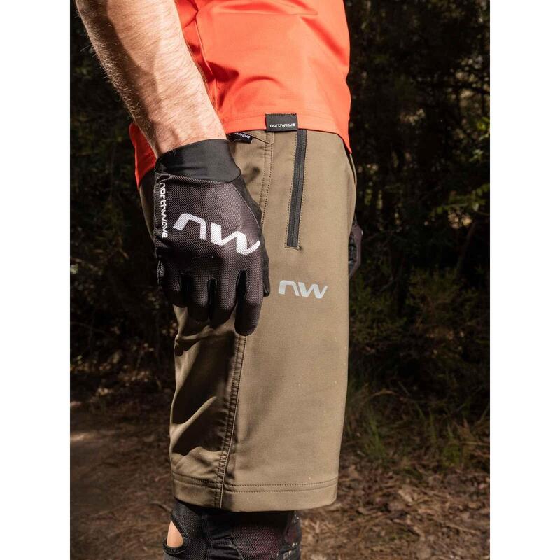 Spodenki rowerowe enduro mtb NORTHWAVE Escape 2 Baggy zielony
