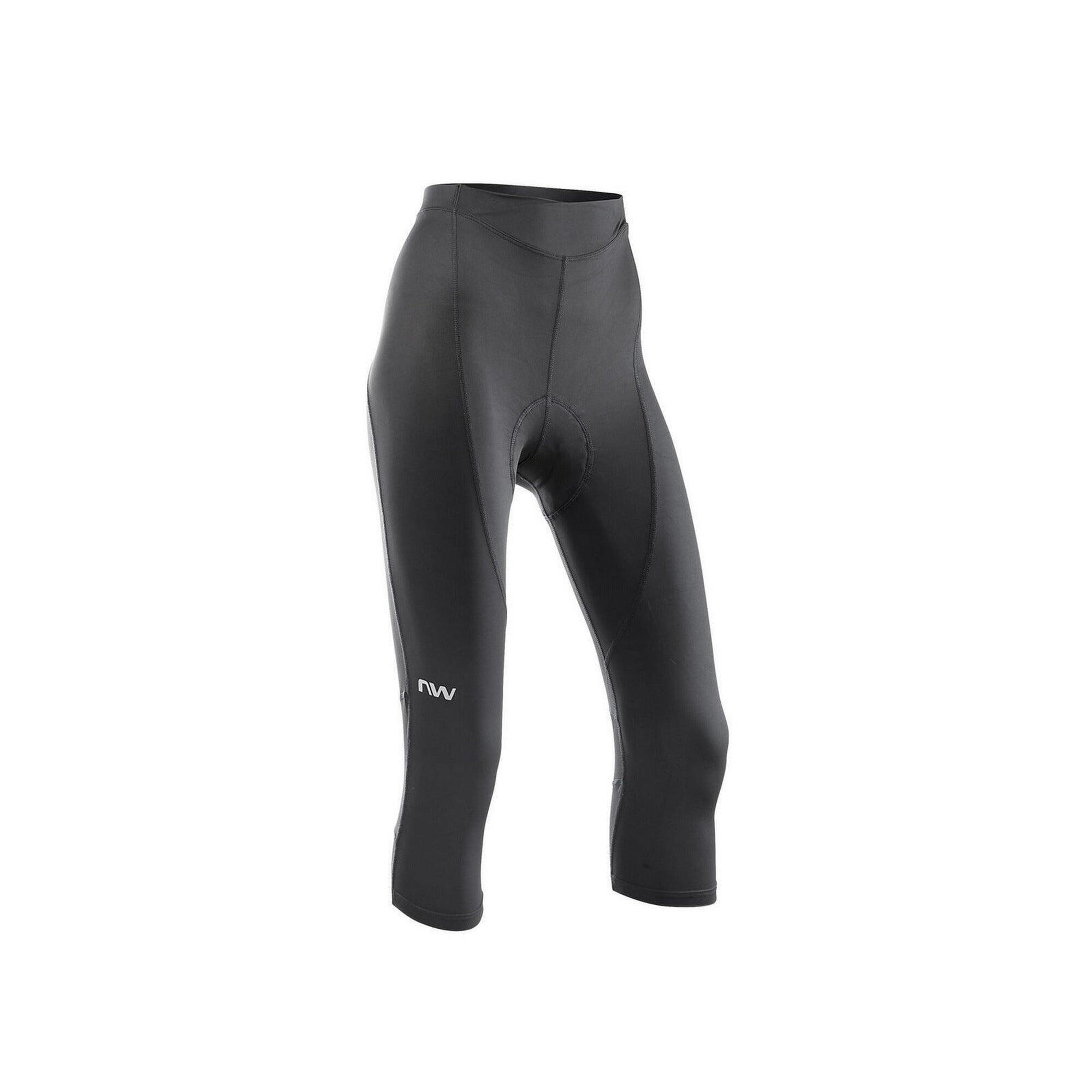 Spodenki rowerowe damskie NORTHWAVE Active Woman Knicker 3/4 czarny