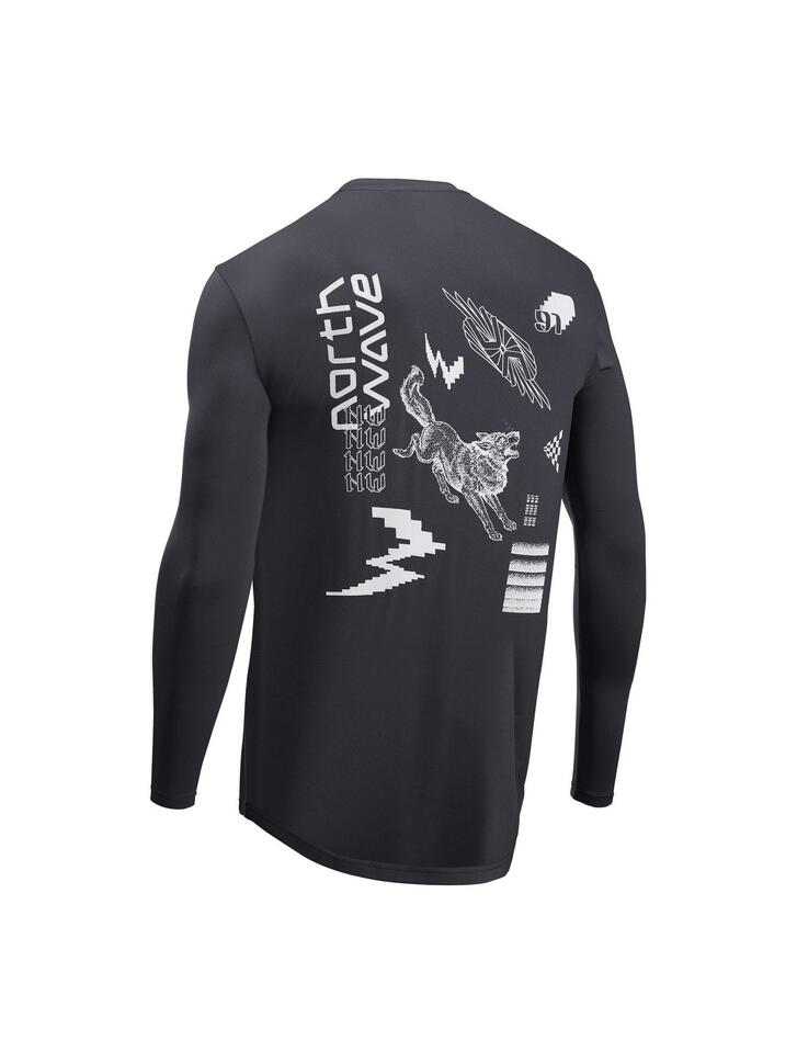 Koszulka rowerowa mtb gravel NORTHWAVE Xtrail Jersey LS czarny