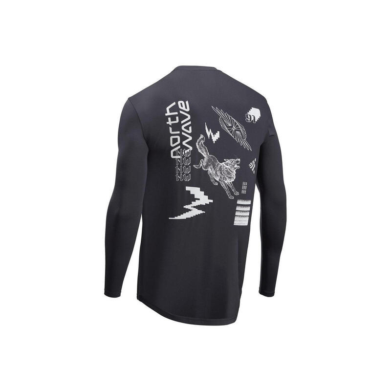 Koszulka rowerowa mtb gravel NORTHWAVE Xtrail Jersey LS czarny