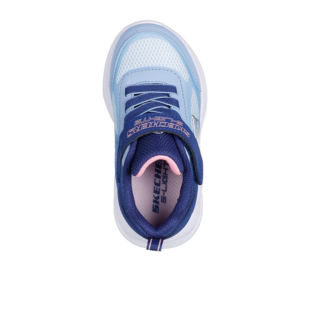 Zapatillas Skechers Niño Sola Glow - Ombre Deluxe Azules 3/5