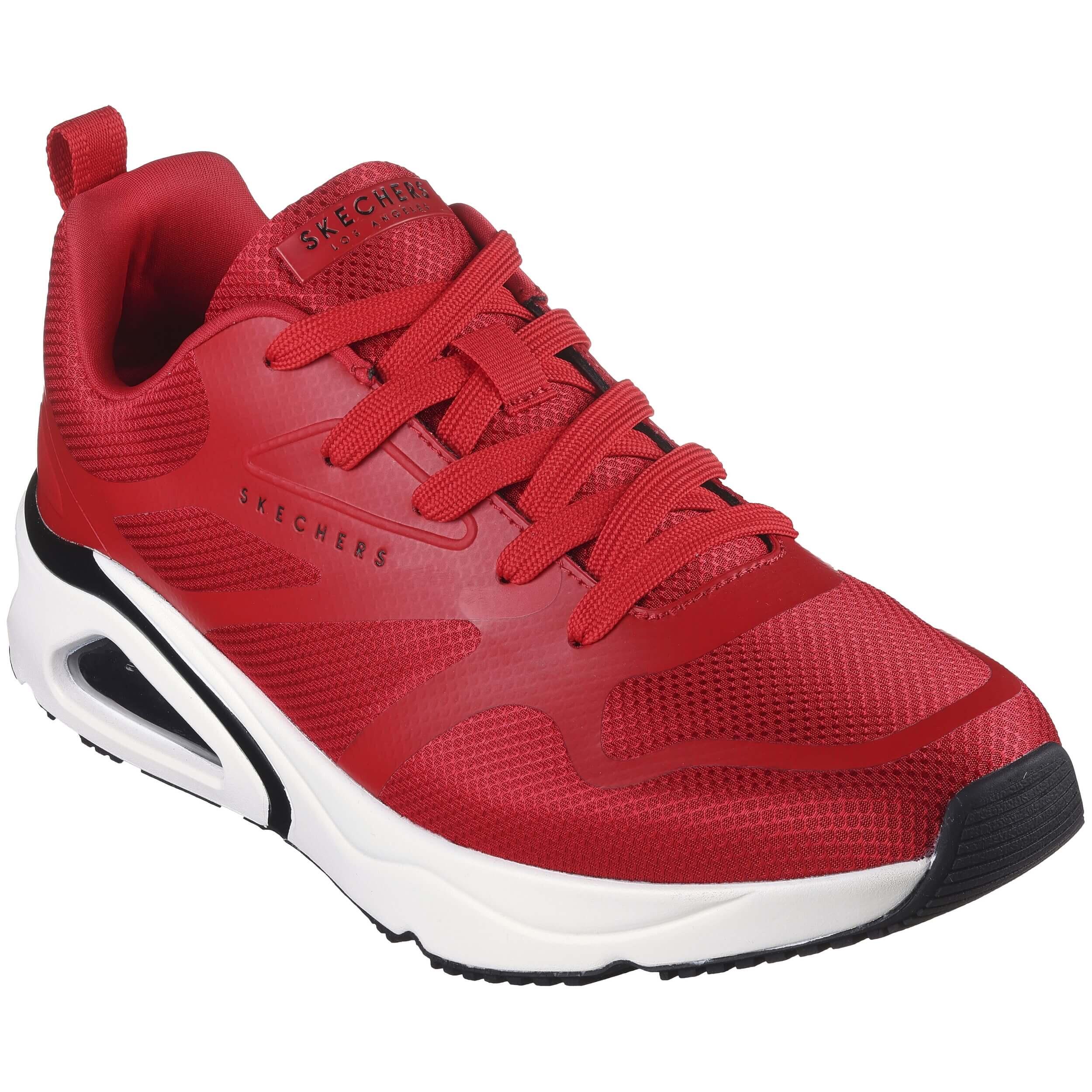Zapatillas Skechers Hombre Tres-Air Uno - Revolution-Airy Rojas 5/5