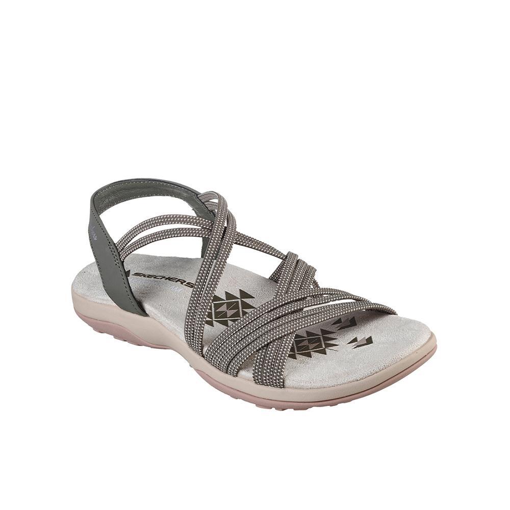 Sandálias Skechers Mulher Reggae Slim - Turn It Up Verdes 2/4
