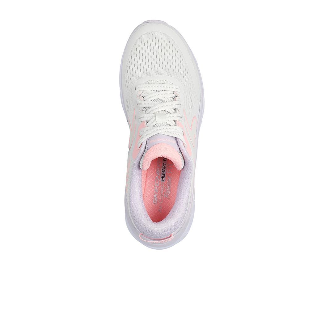 Turnschuh DAMEN Skechers D'lux Walke Active Pace VON WEISS 3/5