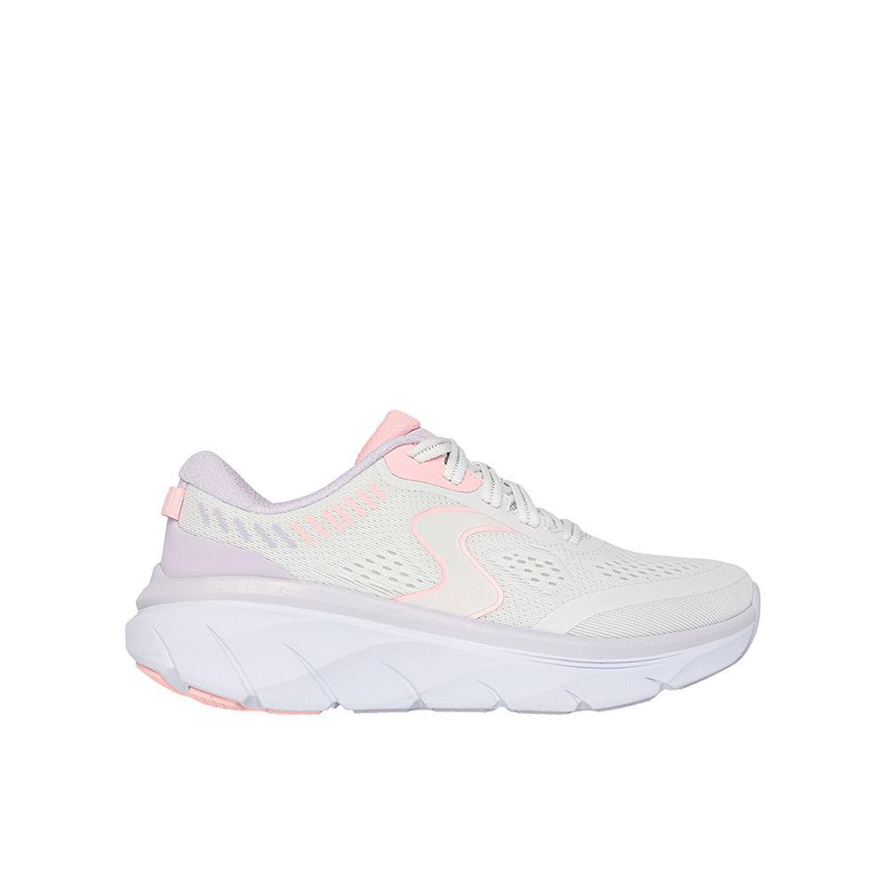 SKECHERS Skechers D'Lux Walker 2.0-Active Pace Trainers-Off White/Pink
