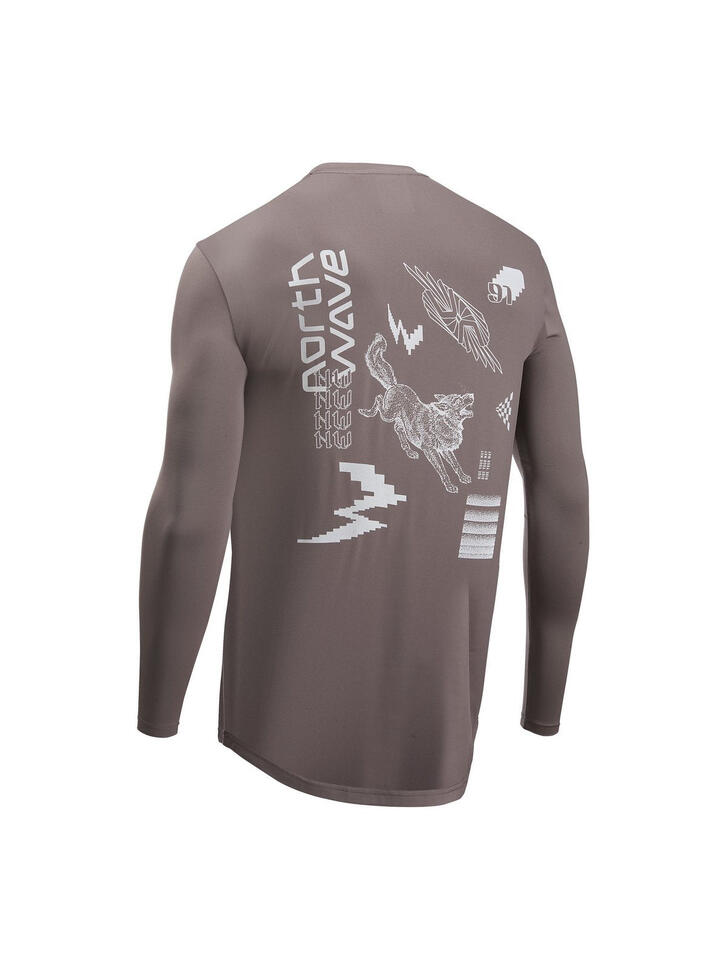 Koszulka rowerowa enduro mtb NORTHWAVE Xtrail Jersey LS beżowy