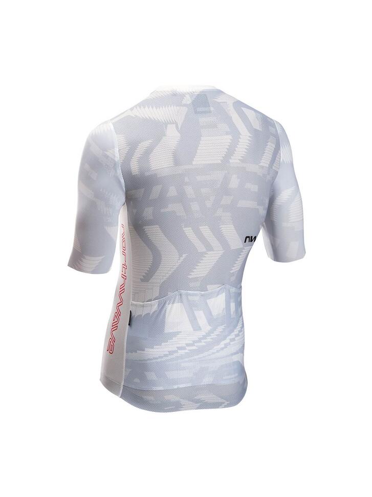 Koszulka rowerowa gravel szosa NORTHWAVE Blade Air Jersey jasny szary