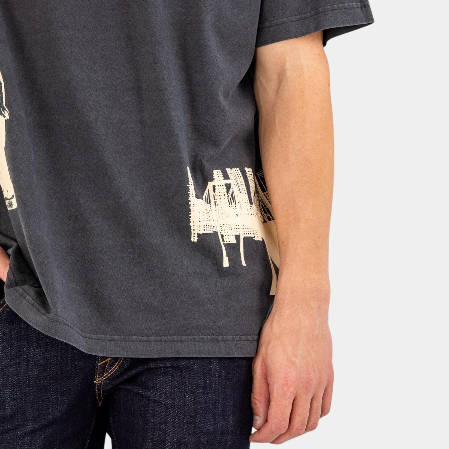 T-shirt de randonnée HUF Loosies Washed pour homme 4/6