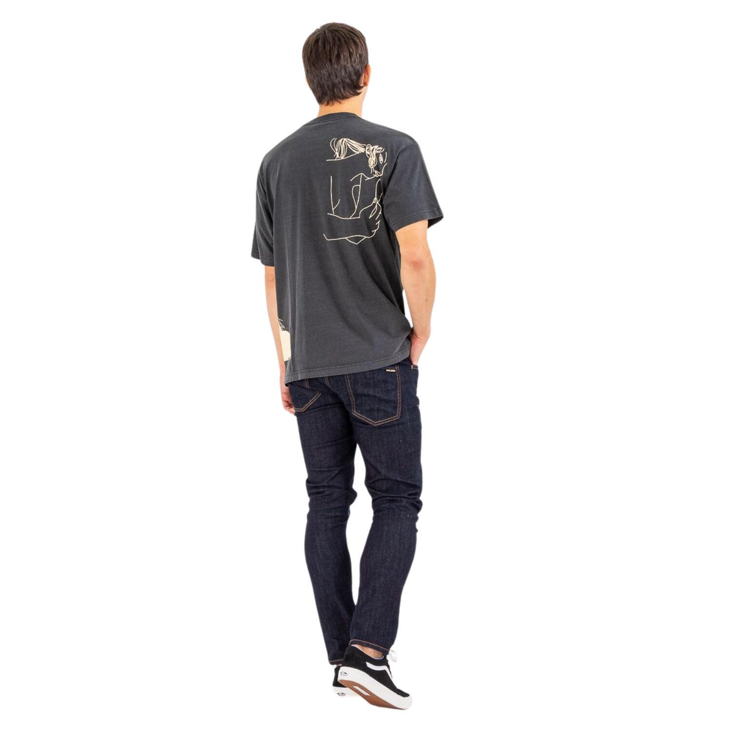 T-shirt de randonnée HUF Loosies Washed pour homme 5/6