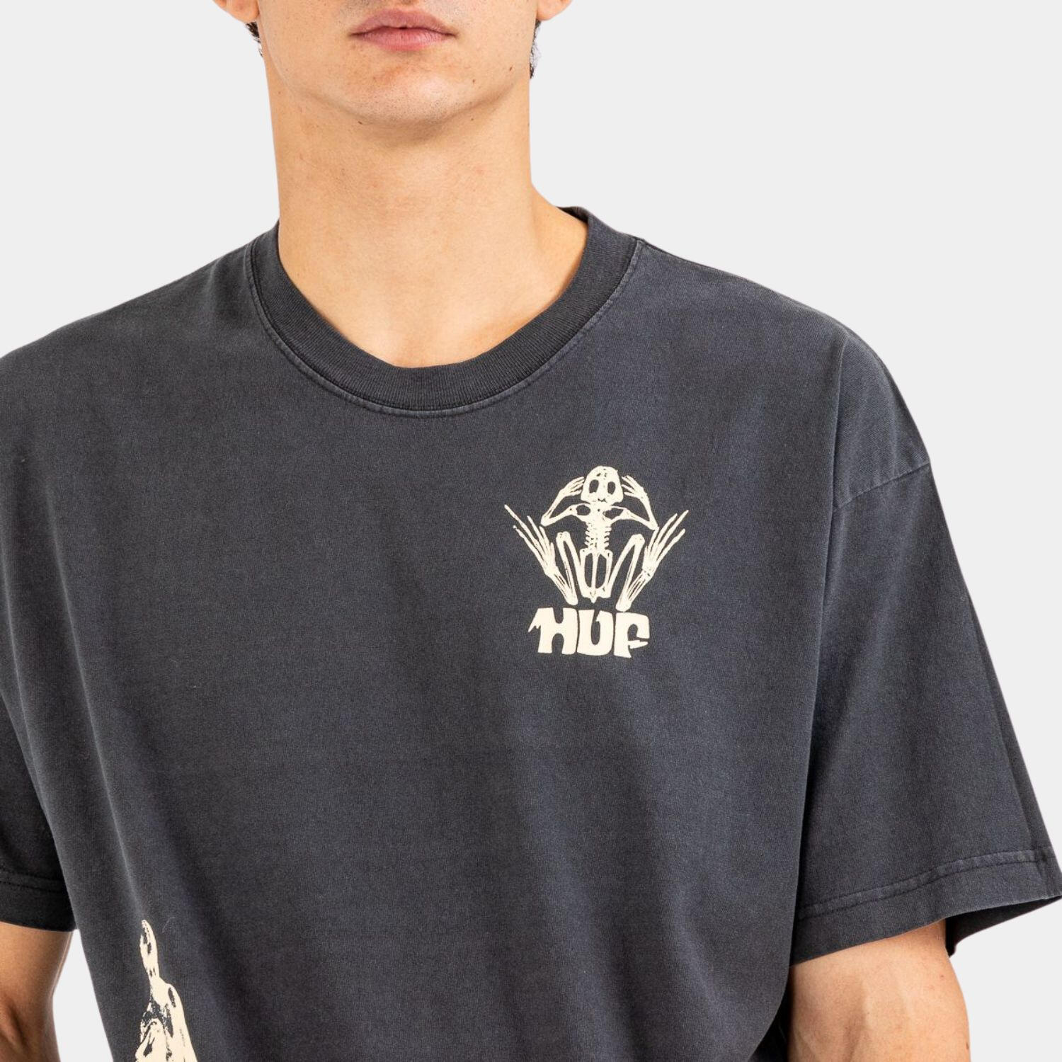 T-shirt de randonnée HUF Loosies Washed pour homme 3/6