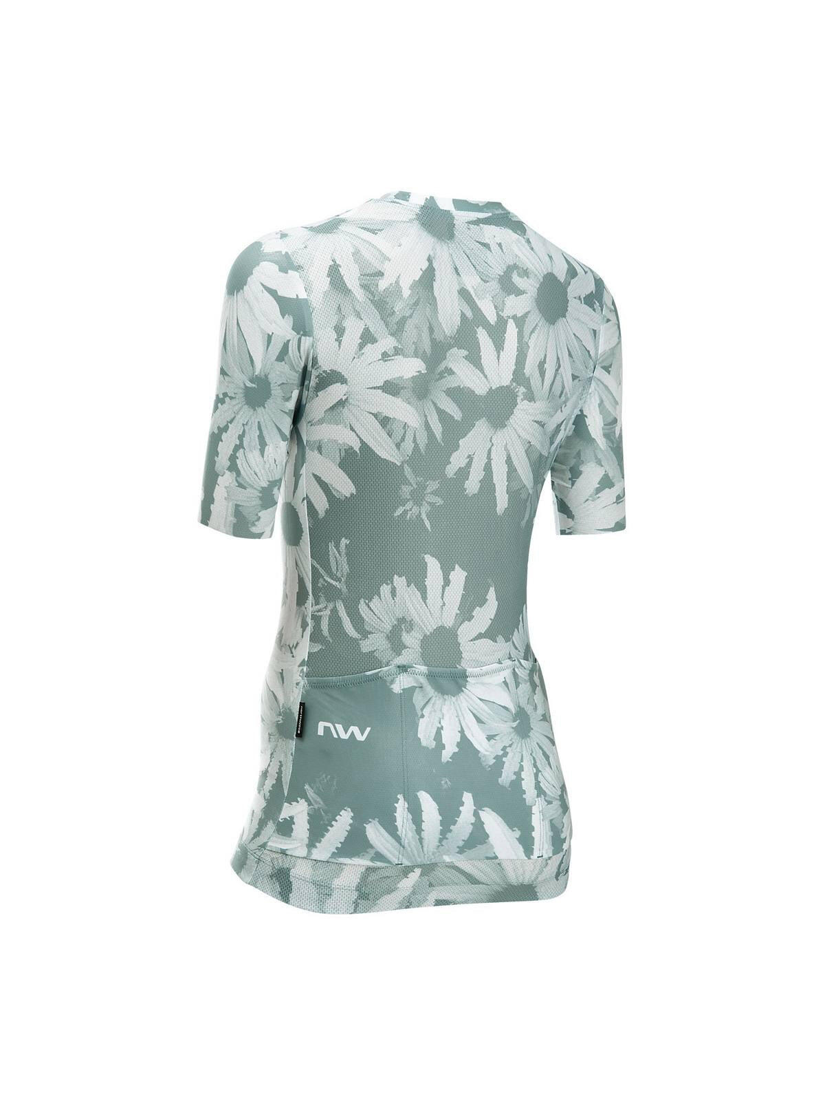Camiseta de ciclismo feminina Northwave Blade sage 2/3
