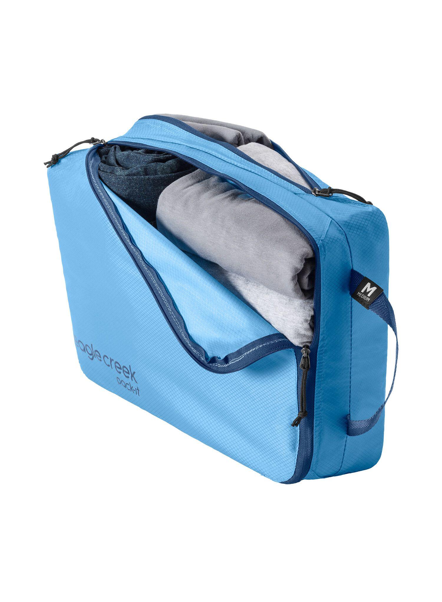 Organizer podróżny Eagle Creek Pack-It Isolate Clean/Dirty Cube M - blue dawn 6/6