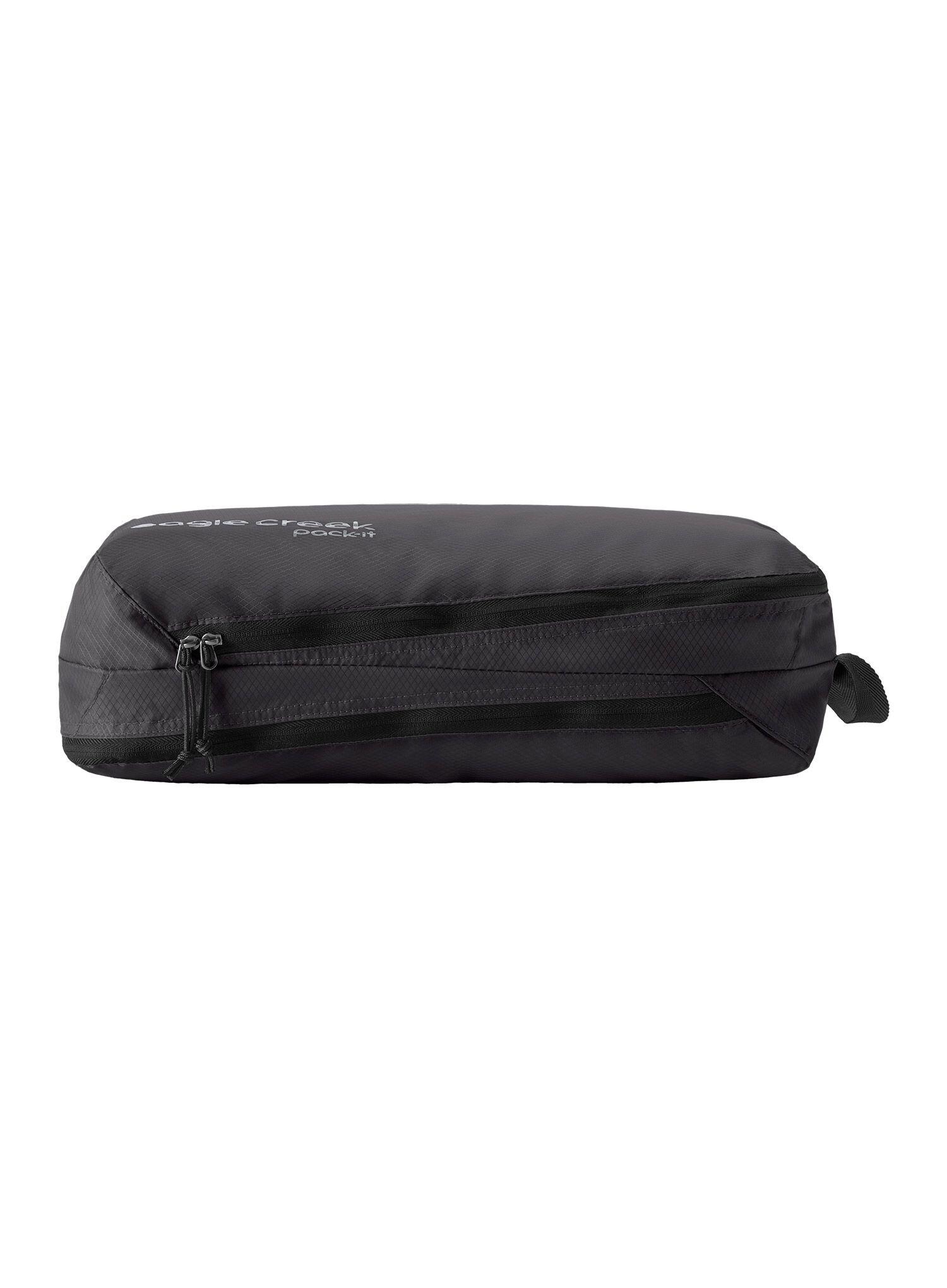 Organizer podróżny Eagle Creek Pack-It Isolate Clean/Dirty Cube M - black/black 4/4